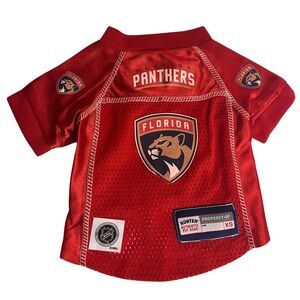 Florida Panthers Pet Jersey, Dog / Cat , XS, NHL Hunter Authentic Pet Gear